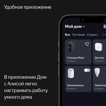 Умная колонка Яндекс.Станция Макс с Алисой, с Zigbee, бирюзовый